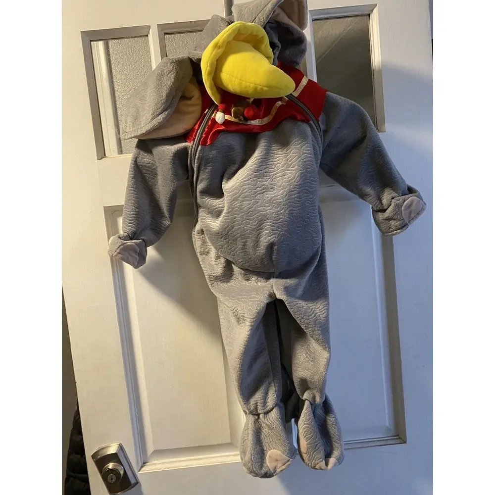 Disney Store DUMBO the Elephant w/ Timmy Mouse Plush Costume Sz 24 Mo. Halloween - Picture 1 of 7